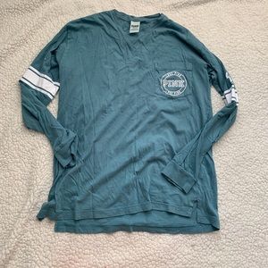 Pink long sleeve tee